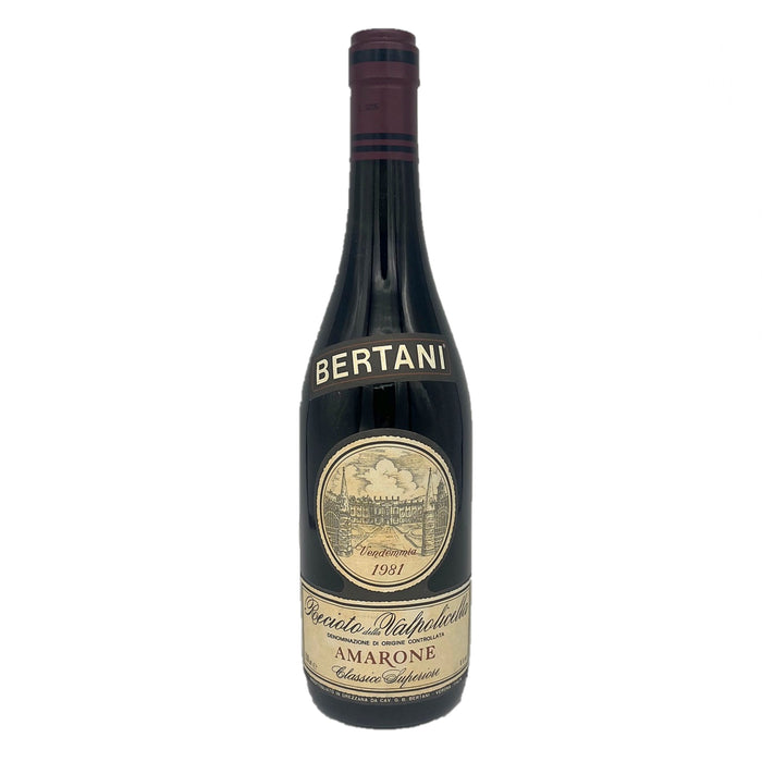 1981 Amarone Della Valpolicella Classico, Bertani